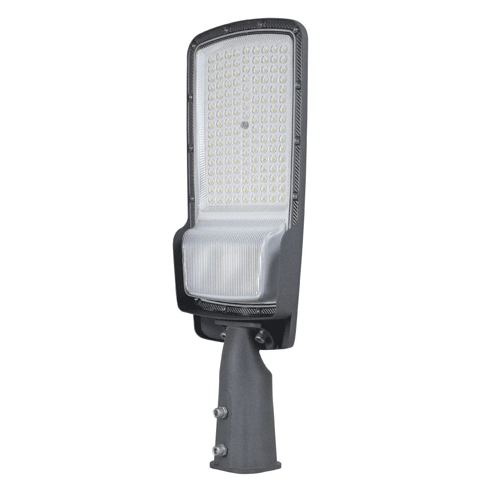 Lampione Armatura Stradale LED 100 watt con sensore crepuscolare, 220V, 15000 Lumen, Luce fredda, IP65, Alluminio, Inclinazione Regolabile