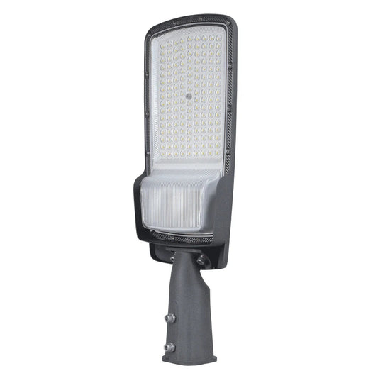 Lampione Armatura Stradale LED 100 watt con sensore crepuscolare, 220V, 15000 Lumen, Luce fredda, IP65, Alluminio, Inclinazione Regolabile