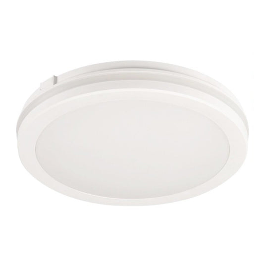 Plafoniera Bianca o Nera a LED per interno ed esterno da Soffitto e Parete 29W 3940 Lumen IP65 CCT Switch Luce Calda Naturale Fredda Ø235mm 220V