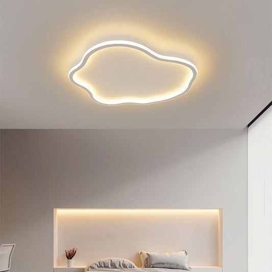 Plafoniera LED Moderna da Soffitto Bianco Opaco 43W, Luce Fredda, calda o naturale, a Forma di Nuvola per Soggiorno Cucina Camera Corridoio Design Elegante Interno