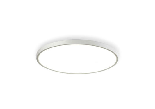 Plafoniera LED Slim 36W 3600lm Ø48cm CCT-Switch 6500K/4000K/2700K – Luce fredda calda o naturale Selezionabile, Bianco, Angolo 120°, IP40 – Design Ultra Sottile