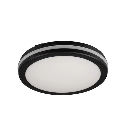 Plafoniera Bianca o Nera a LED per interno ed esterno da Soffitto e Parete 29W 3940 Lumen IP65 CCT Switch Luce Calda Naturale Fredda Ø235mm 220V