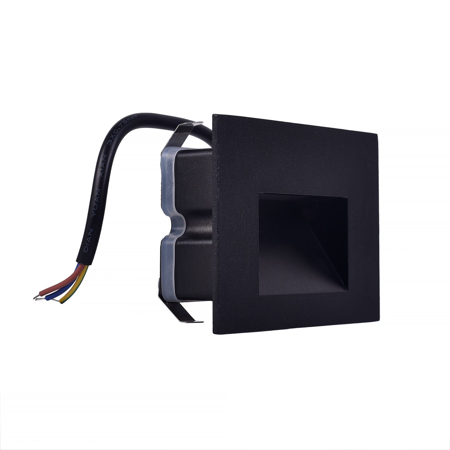 Faretto segnapassi da esterno lampada da muro IP65 LED 5W ad incasso per scatola cassetta 503 scale giardino viale gradini, CCT 3 Tonalità selezionabile luce fredda Luce calda Luce Naturale