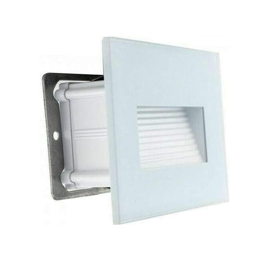 Segnapasso LED da Incasso 4W IP65 per Scatola 503 – Luce Calda, Naturale o Fredda – Uso Interno/Esterno