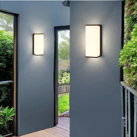 Applique LED da Esterno IP65 10W, 950 Lumen, Luce Fredda 6500K o Naturale 4000K, per Giardino, Facciata, Terrazza