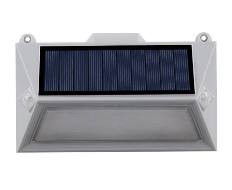 Applique Solare LED da Esterno 3.6W con Sensore di Movimento – Luce Calda o Fredda, IP65, 18 LED, Faretto da Muro