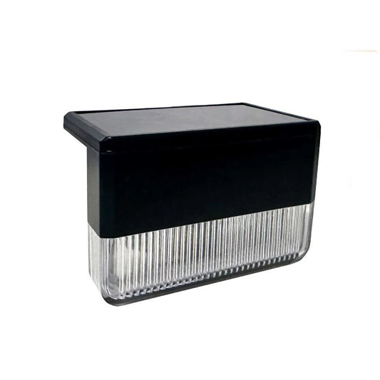 Segnapasso LED Solare da Esterno RGB + 3000K, IP65, CCT-Switch, Luce Calda e Multicolore, Autonomia 8-10 Ore, Sensore Crepuscolare, 4 Pezzi, per Scale, Recinzioni e Giardini