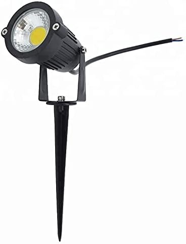 Faretto LED da Giardino 5W Picchettabile IP65 – Luce Fredda, Calda, Naturale o Verde