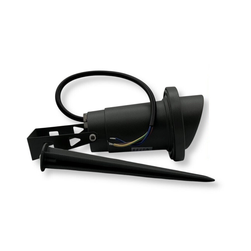 Faretto da Giardino con Picchetto, IP65, Attacco GU10, Alluminio Resistente, Max 35W, Installazione Esterna, Impermeabile Senza Lampadina