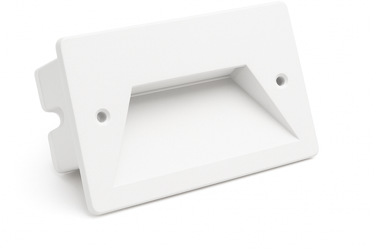 Faretto segnapassi da incasso bianco per esterno IP65 3W LED integrato luce calda, naturale o fredda