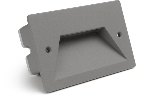Faretto segnapassi da incasso grigio per esterno IP65 3W LED integrato luce calda, naturale o fredda
