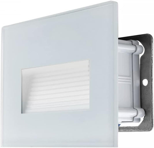 Segnapasso LED da Incasso 4W IP65 per Scatola 503 – Luce Calda, Naturale o Fredda – Uso Interno/Esterno