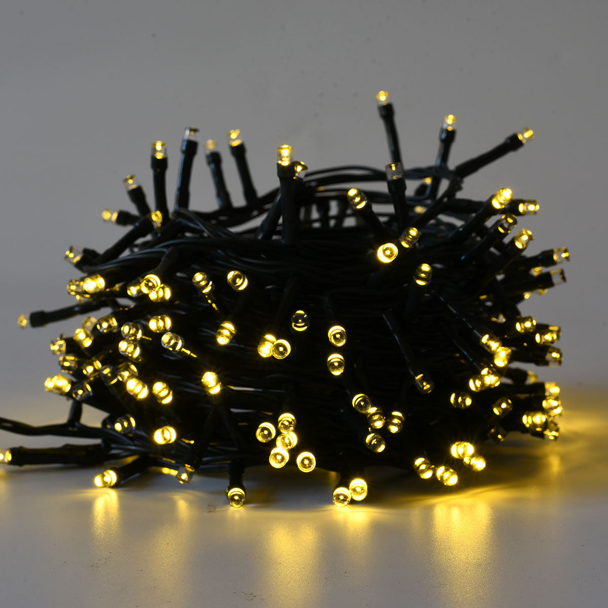 Catena Luminosa Luci per Albero di Natale da Interno ed Esterno, Ip44, 300 LED, Cavo verde, 15 metri, Luce Calda, Fredda, Multicolor, Rossa, Verde Blu