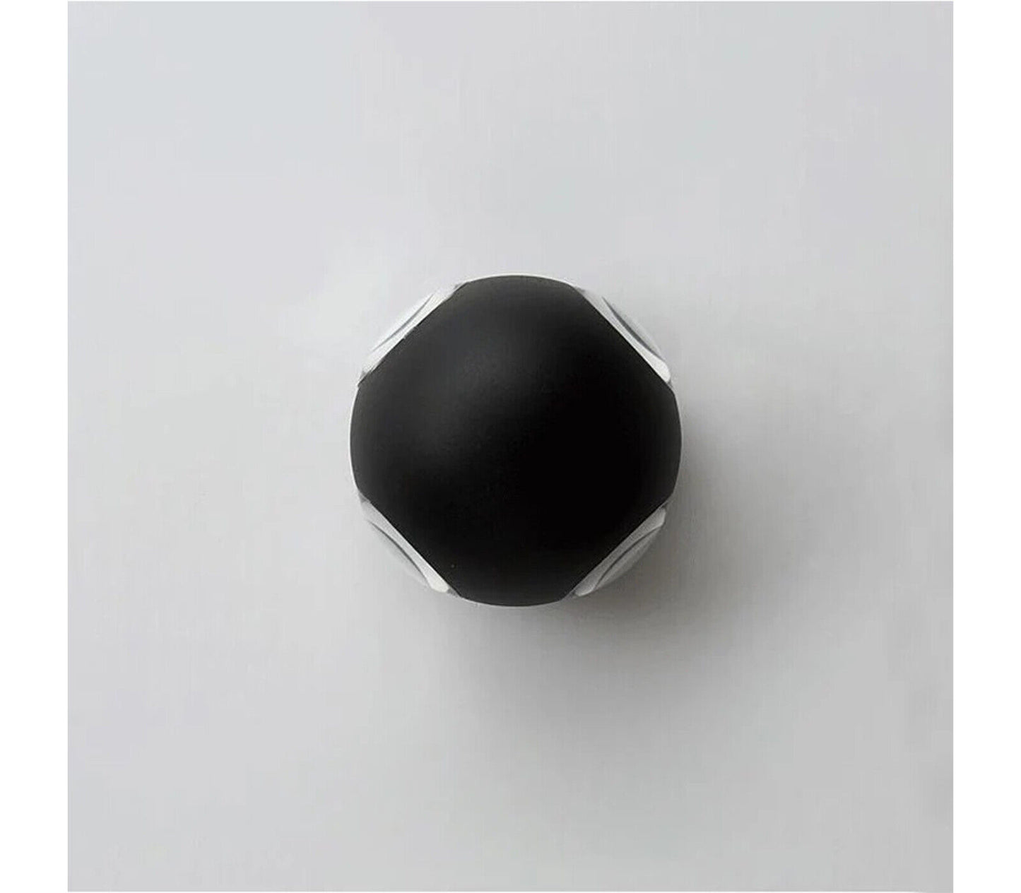 Applique LED da Parete 12W IP54, Design Moderno Rotondo, 4 Emissioni di Luce, 1200 lm, Nero, Effetto Croce, Interni ed Esterni