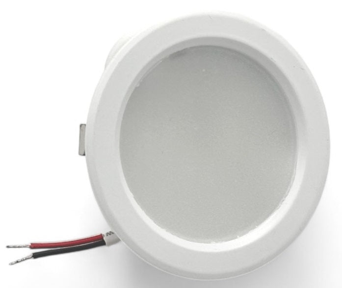 Kit 10 Faretti bianchi LED Rotondo Ultra Slim 3W da Incasso 240lm Luce fredda 6500K Alluminio, Bianco, Luce fredda-calda-naturale