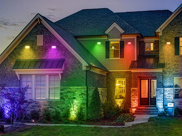 Faretto LED Solare RGB 40W da Esterno IP65 con Telecomando, Luce Multicolore 150 Lumen, Illuminazione Giardino e Facciate
