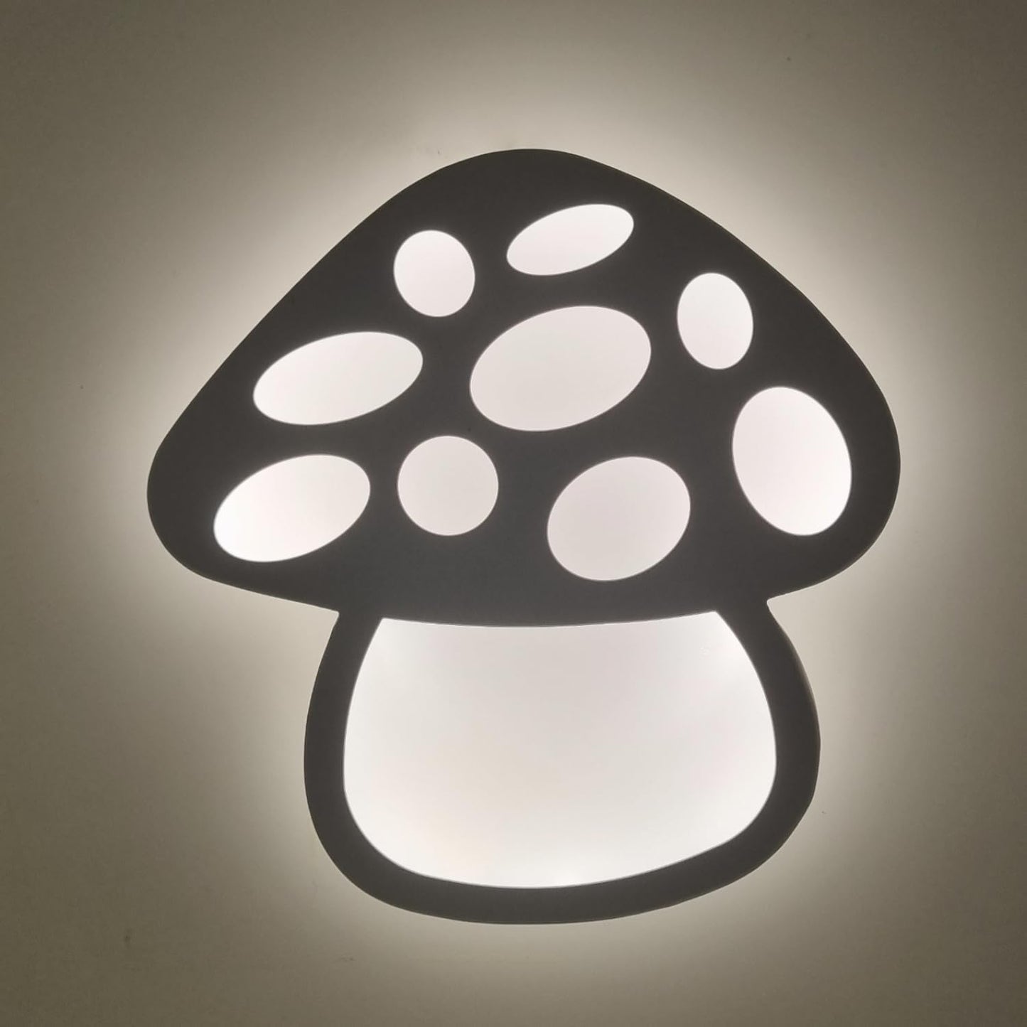 Lampada da Parete LED a Forma di Fungo 9W 630 Lumen Bianco – 3 Toni di Luce Selezionabili – Applique Cameretta Interni IP20 Design Moderno