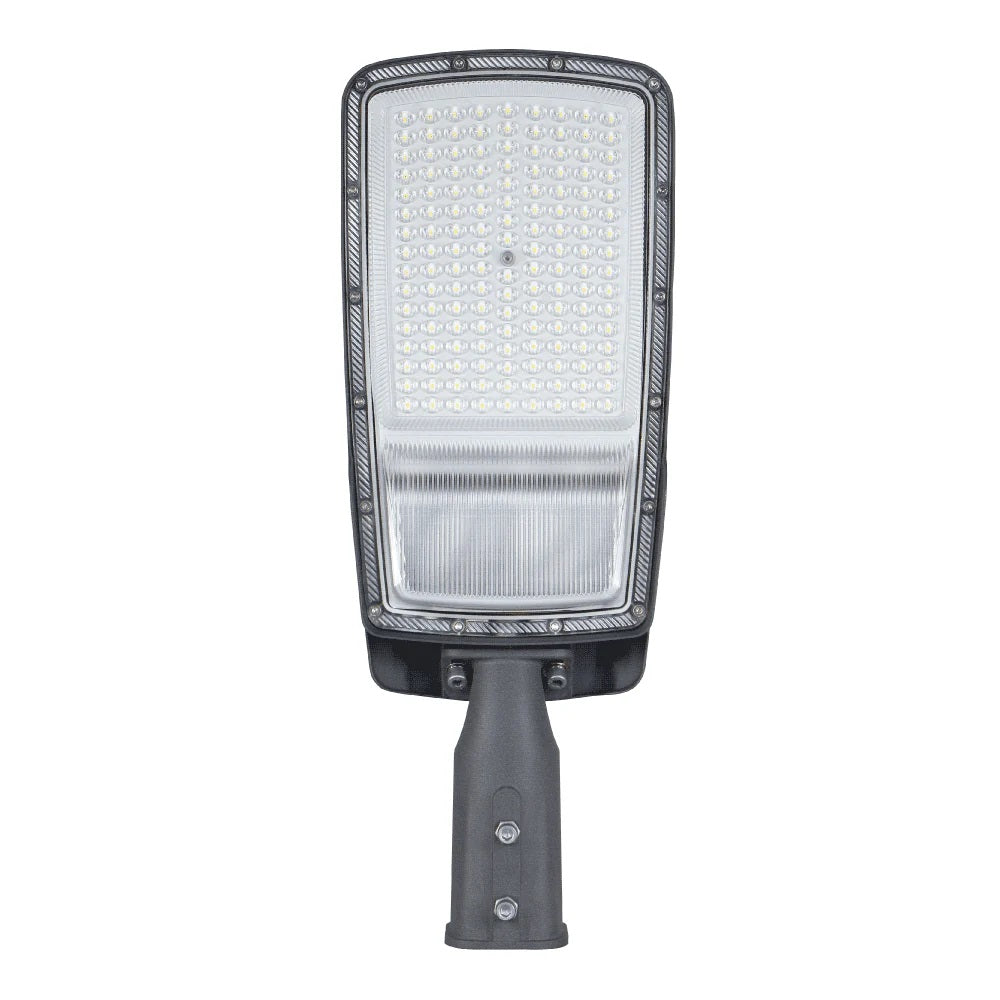 Lampione Armatura Stradale LED 100 watt con sensore crepuscolare, 220V, 15000 Lumen, Luce fredda, IP65, Alluminio, Inclinazione Regolabile