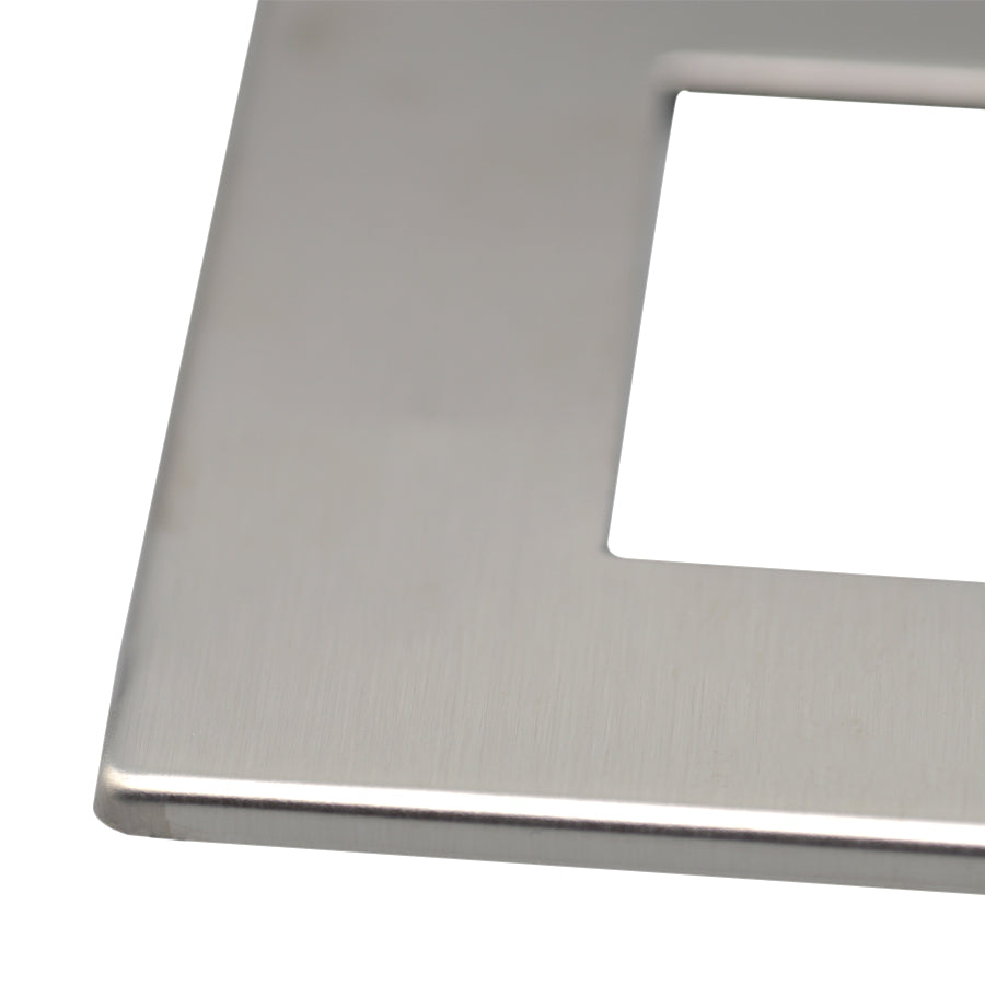 Faretto segnapassi da esterno Con Placchette intercambiabili lampada da muro IP65 LED 3W ad incasso per scatola 503, CCT 3 Tonalità selezionabile luce fredda Luce calda Luce Naturale