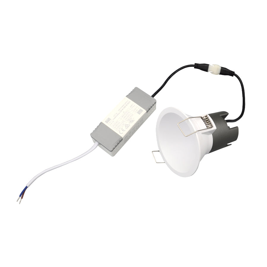Faretto LED da Incasso 5W, per soffitto cartongesso, Alluminio Bianco, 458 lumen AC 200-240V Luce fredda, calda, naturale