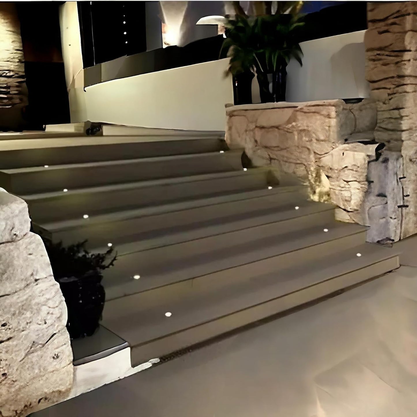 Faretto Segnapassi LED Calpestabile da Incasso IP67 – 0,5W, Ø27 mm – Luce Calda 3000K o Naturale 4000K