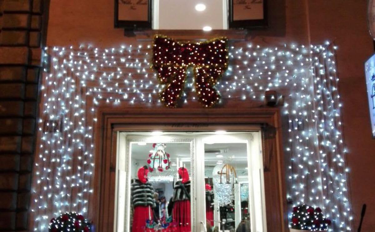 Catena Luminosa Natalizia a LED Luce fredda Professionale, 10 metri con 100 LED Ultra-Luminosi, Prolungabile, per Esterni, Effetto Flash, Luci di Natale da Esterno