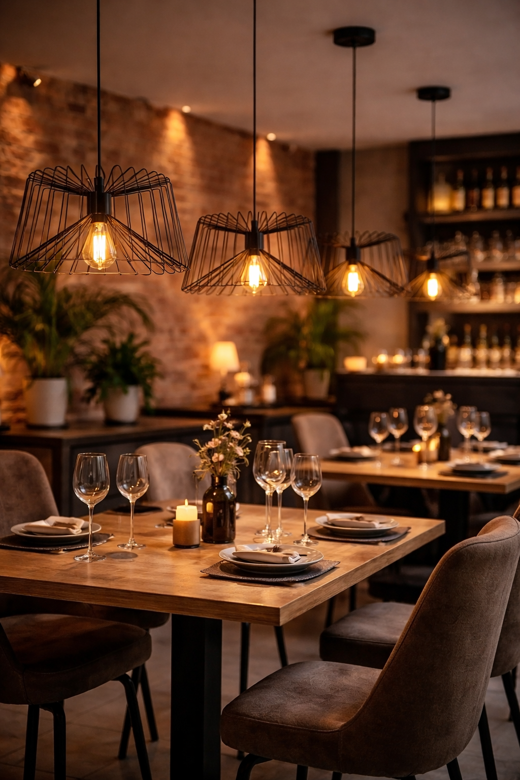 Lampadario a Sospensione Industriale Nero Metallo Attacco E27 Lampadina Non Inclusa Design Gabbia Moderno per Cucina Sala da Pranzo Soggiorno