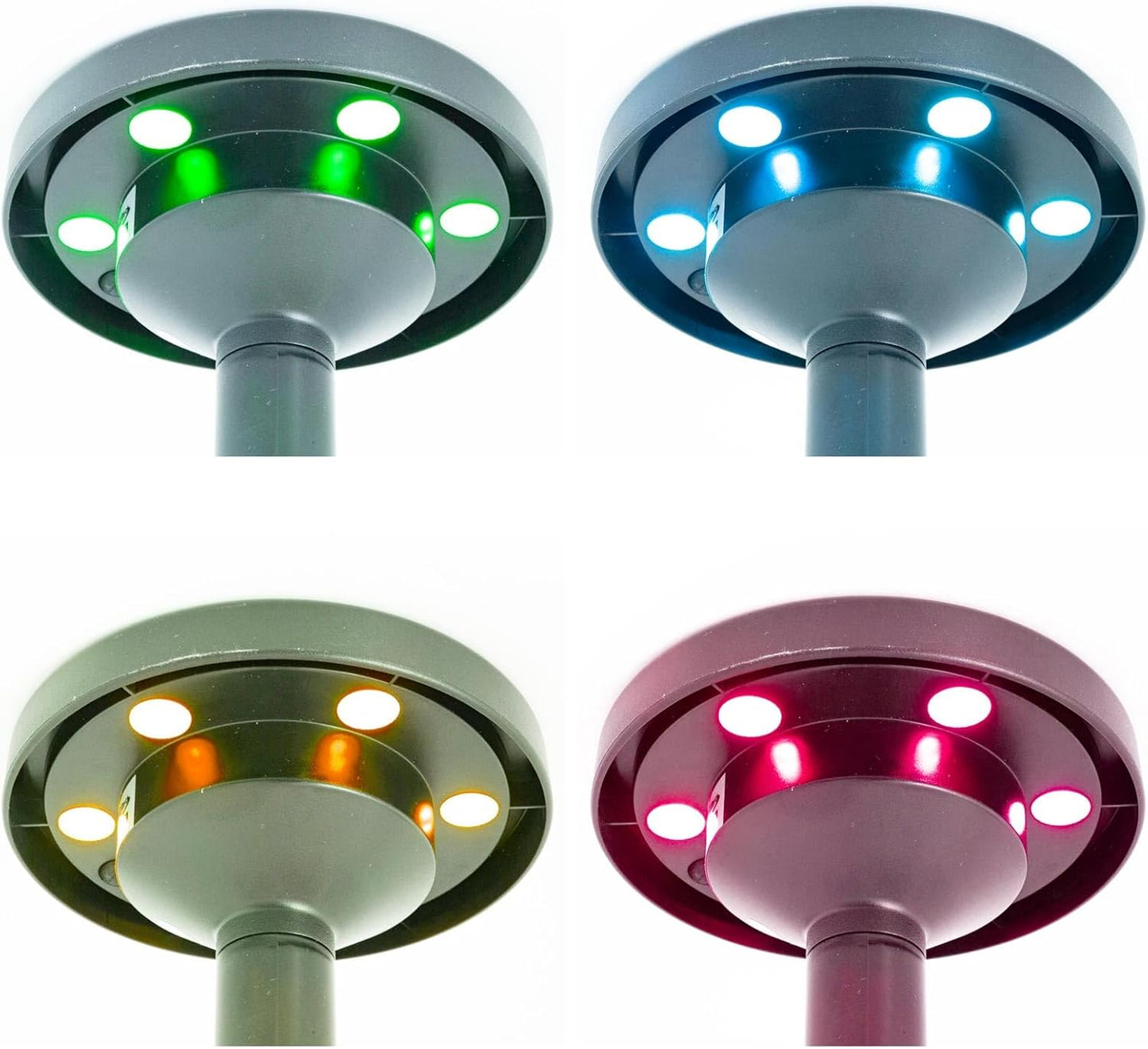 Faretto LED Luce RGB ad Energia Solare con Picchetto, 7 colori selezionabili, Impermeabile IP65, Sensore Crepuscolare, Installazione Facile per Giardino e Esterni