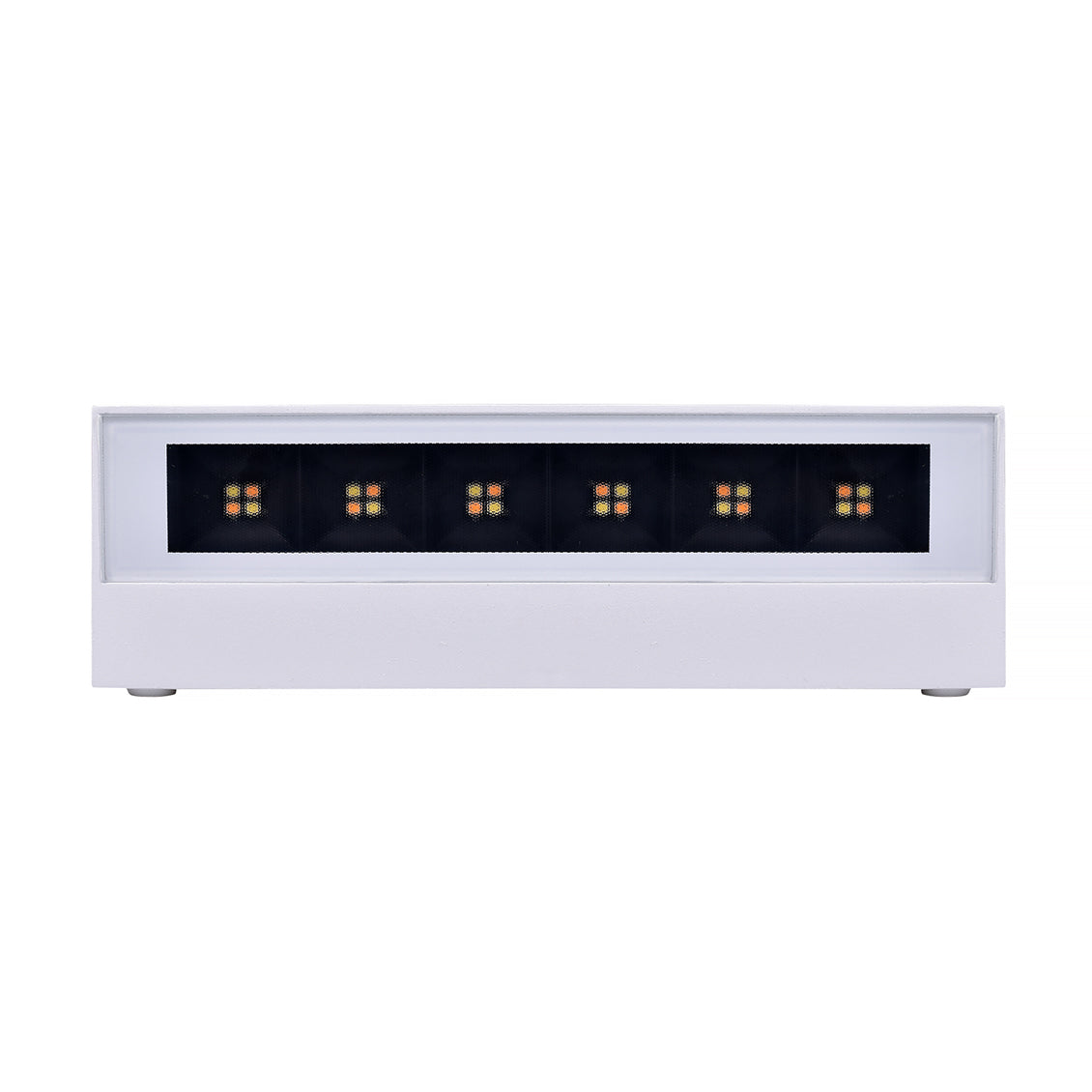 Applique Bianco a LED da Esterno IP65 Biemissione 14W con Selettore Colore, 1100 Lumen, Luce Calda Naturale Fredda, Alluminio, per Facciata
