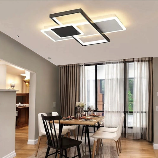Plafoniera LED Moderna 46W, Tecnologia CCT Luce selezionabile Fredda, Naturale, Calda, Ideale per Soffitto Camera da Letto, Salone, Cucina