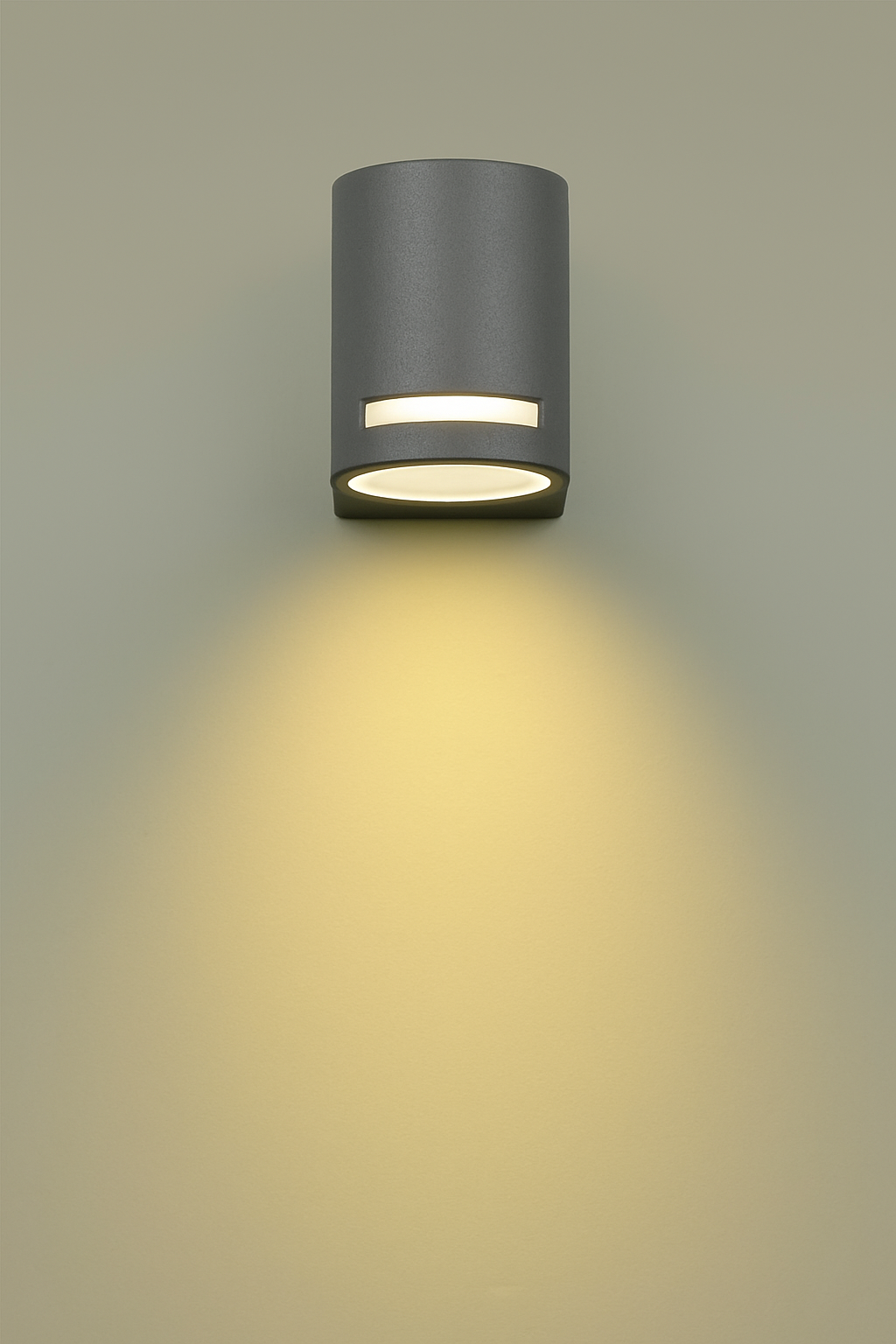 Applique nero da esterno a muro ip54 lampada a parete moderno gu10 monoemissione