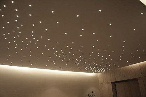 Set 10 Faretto a led cob da incasso in alluminio grigio satinato punto luce 1w 220v per controsoffittature scale cielo stellato - Luce Naturale, Fredda, Calda